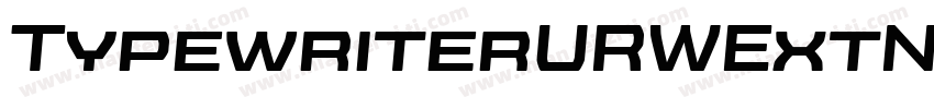 TypewriterURWExtNar Bold Oblique字体转换